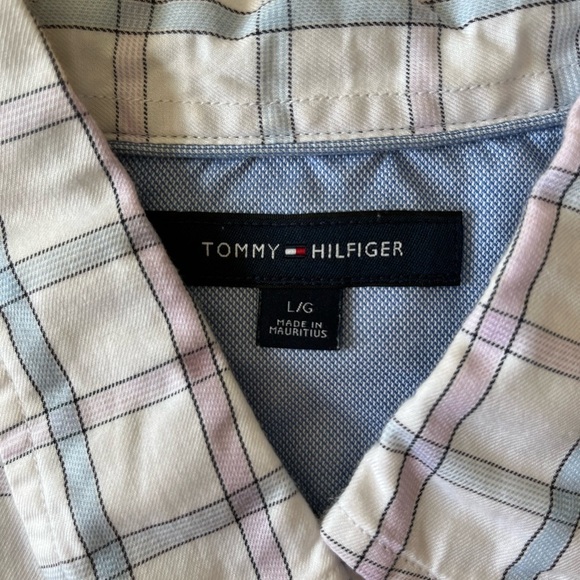 Tommy Hilfiger Button Down Long Sleeve Shirt Size Large - Picture 6 of 6